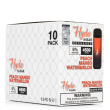 hyde n bar recharge 4500 disposable   10 pack   peach mango watermelon