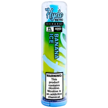 Hyde RETRO Recharge Disposable Device (4000 Puffs) - Bannana ice 1pcs